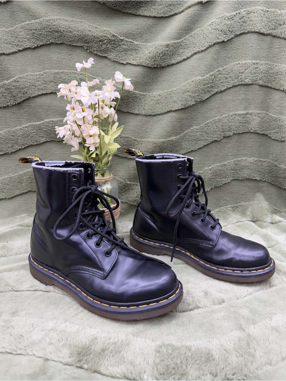 Dr Marten’s ankle combat boots